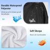 Catalonia Swim Parka for Men Women, Oversized Waterproof Surf Swimming Jacket, Warm Sherpa Lined Swim Coat, Changing Poncho Robe view 2