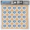 Tiger Award Decals Bengals Cats Thick mil Vinyl 1-1/8" Diameter (100 Decals) Stickers, Football, Baseball, Softball, Lacrosse, Hockey, Coaching, Motivation, Game and Practice (Navy on White) view 1