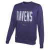 Outerstuff NFL Kids Youth 8-20 Officially Licensed Top Pick Team Color Performance Primary Logo Pullover Crewneck Sweatshirt (14-16, Baltimore Ravens) view 1