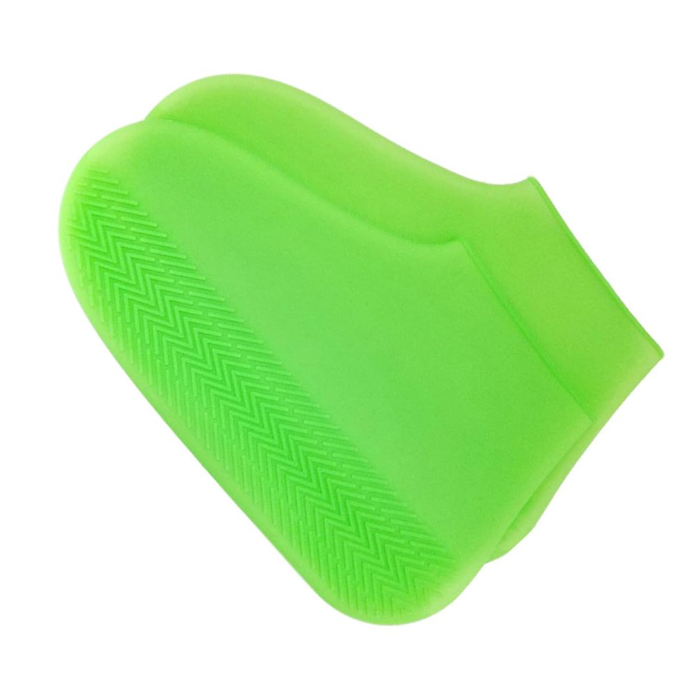 DOITOOL Green Silicone - Shoe Covers Thickened Overshoes for Outdoor Activities Portable and -resistant Protectors for Rain Mud