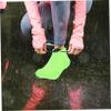 DOITOOL Green Silicone - Shoe Covers Thickened Overshoes for Outdoor Activities Portable and -resistant Protectors for Rain Mud view 4