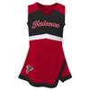 Outerstuff Girls Toddler Red Atlanta Falcons Cheer Captain Dress with Bloomers view 2