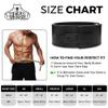 Bear Grips 10mm Suede Leather Lever Weight Lifting Belt, Perfect for Gym (X-Small) view 2