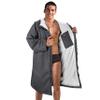 Catalonia Swim Parka for Men Women, Oversized Waterproof Surf Swimming Jacket, Warm Sherpa Lined Swim Coat, Changing Poncho Robe view 1