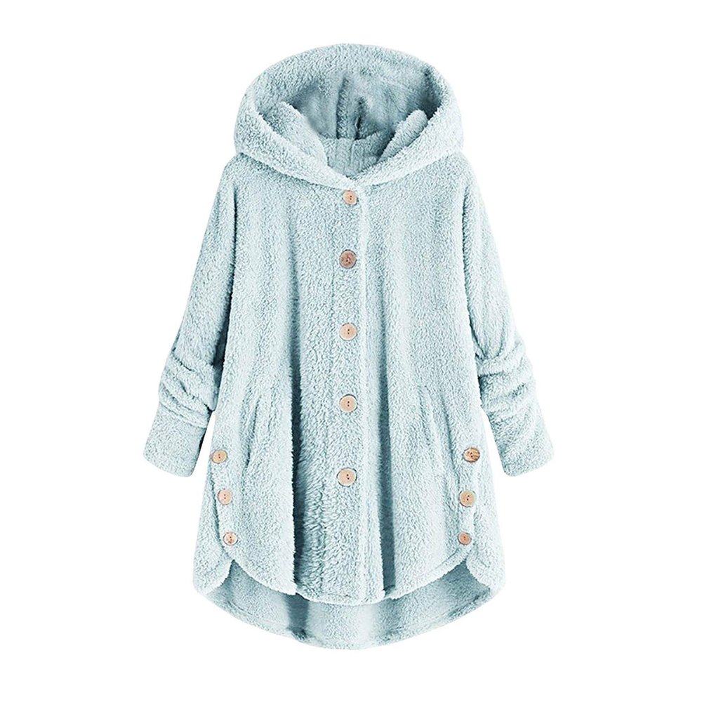 Cdiecer Womens Coats Winter Warm Sweaters For Women Winter Plus Size Winter Coats For Women Comfy Wool Coats With Pockets Plus Size Fleece Jackets For Women Maternity Winter Coat Sherpa Fleece