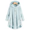 Cdiecer Womens Coats Winter Warm Sweaters For Women Winter Plus Size Winter Coats For Women Comfy Wool Coats With Pockets Plus Size Fleece Jackets For Women Maternity Winter Coat Sherpa Fleece view 2