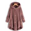 Cdiecer Fuzzy Cardigans For Women Warm Jackets For Women Maternity Winter Coat Women'S Hooded Sherpa Coat Winter Cardigans For Women Kawaii Jacket Fall Coats Plus Size Fleece Jackets For Women view 2
