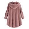 Cdiecer Fuzzy Cardigans For Women Warm Jackets For Women Maternity Winter Coat Women'S Hooded Sherpa Coat Winter Cardigans For Women Kawaii Jacket Fall Coats Plus Size Fleece Jackets For Women view 3