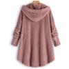 Cdiecer Fuzzy Cardigans For Women Warm Jackets For Women Maternity Winter Coat Women'S Hooded Sherpa Coat Winter Cardigans For Women Kawaii Jacket Fall Coats Plus Size Fleece Jackets For Women view 4