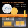 PROGOAL Gym Wall Paddings Basketball Court Wall Protection Pad - 2Thick Foam Wall Mat Durable Protector for Wall-Mounted Basketball Hoops Garage Taekwondo60" Lx20 W,Yellow view 4