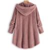 Cdiecer Ladies Jackets Overcoat For Women Woman Winter Jacket Fall Jackets For Women Open Front Hooded Draped Pockets Cardigan Winter Jacket Women Womens 2023 Winter Coat Sherpa Hoodie Women Womens view 3