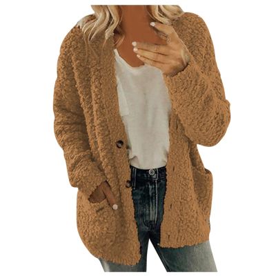 Cdiecer Womans Winter Coat Fleece Jacket Women Womens Winter Fashion 2023 Womens Jackets Trendy Fall Coats Oversized Jacket For Women Womens 2023 Winter Coat Overcoat For Women Fleece Cardigan
