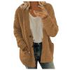 Cdiecer Womans Winter Coat Fleece Jacket Women Womens Winter Fashion 2023 Womens Jackets Trendy Fall Coats Oversized Jacket For Women Womens 2023 Winter Coat Overcoat For Women Fleece Cardigan view 1