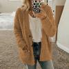 Cdiecer Womans Winter Coat Fleece Jacket Women Womens Winter Fashion 2023 Womens Jackets Trendy Fall Coats Oversized Jacket For Women Womens 2023 Winter Coat Overcoat For Women Fleece Cardigan view 2