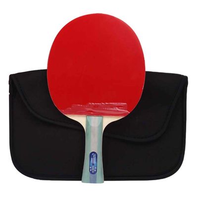 Lerten All-Round Table Tennis Bats Five-Star Double-Sided Reverse Rubber Ping Pong Racket 5-Layer All-Round Floor Suitable for Professional Players/As Shown/Short Handle ( Color : As Shown , Size : Lo