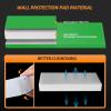 PROGOAL Gym Wall Paddings Basketball Court Wall Protection Pad - 2Thick Foam Wall Mat Durable Protector for Wall-Mounted Basketball Hoops Garage Taekwondo60" Lx20 W,Light-Green view 3