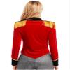 easyforever Women's Ringmaster Costume Velvet Showman Cosplay Tassel Victorian Jacket Stage Shows Red Set 3X-Large view 4