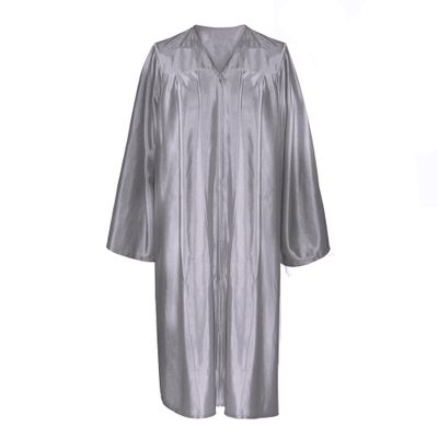 Misscom Unisex Shiny Graduation Gown Robe for High School and Bachel or Choir Robe for Confirmation Baptism