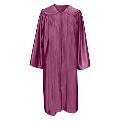 Misscom Unisex Shiny Graduation Gown Robe for High School and Bachel or Choir Robe for Confirmation Baptism