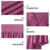 Misscom Unisex Shiny Graduation Gown Robe for High School and Bachel or Choir Robe for Confirmation Baptism view 3