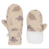 Urban Virgin Toddler Mittens Lined Fleece Snow Gloves for Boys Girls Kids Winter Ski Gloves Baby Mittens E1307Khaki&E1307Grey 2-4 T view 2