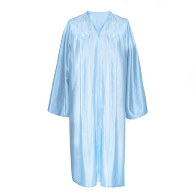 Misscom Unisex Shiny Graduation Gown Robe for High School and Bachel or Choir Robe for Confirmation Baptism