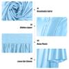 Misscom Unisex Shiny Graduation Gown Robe for High School and Bachel or Choir Robe for Confirmation Baptism view 3