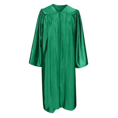 Misscom Unisex Shiny Graduation Gown Robe for High School and Bachel or Choir Robe for Confirmation Baptism