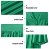 Misscom Unisex Shiny Graduation Gown Robe for High School and Bachel or Choir Robe for Confirmation Baptism view 3