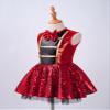 Moggemol Kids Girls Sparkly Sequins Dance Dress Ballet Tutu Leotard Party Fancy Outfit Festival Dancewear Red 16 Years view 2