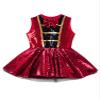 Moggemol Kids Girls Sparkly Sequins Dance Dress Ballet Tutu Leotard Party Fancy Outfit Festival Dancewear Red 16 Years view 4