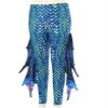Miutii Women's Mermaid Cosplay Yoga Pants Fish Scales 3D Printed Bottoms Leggings Tight Costume Green X-Large view 3