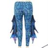 Miutii Women's Mermaid Cosplay Yoga Pants Fish Scales 3D Printed Bottoms Leggings Tight Costume Green X-Large view 4
