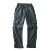ZYXTIM Mens Hiking Cargo Pants Plus Size Convertible Zip Off Drawstring Pockets Lightweight Fishing Camping Tactical Pants Grey view 1