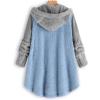 Cdiecer Womens Winter Jackets Maternity Jacket Fuzzy Fleece Jacket Women Women'S Fleece Jackets Coats Womens Fleece Sherpa Coat Fleece Cardigans For Women Sherpa Fleece Jacket Ladies Jackets Womens view 3