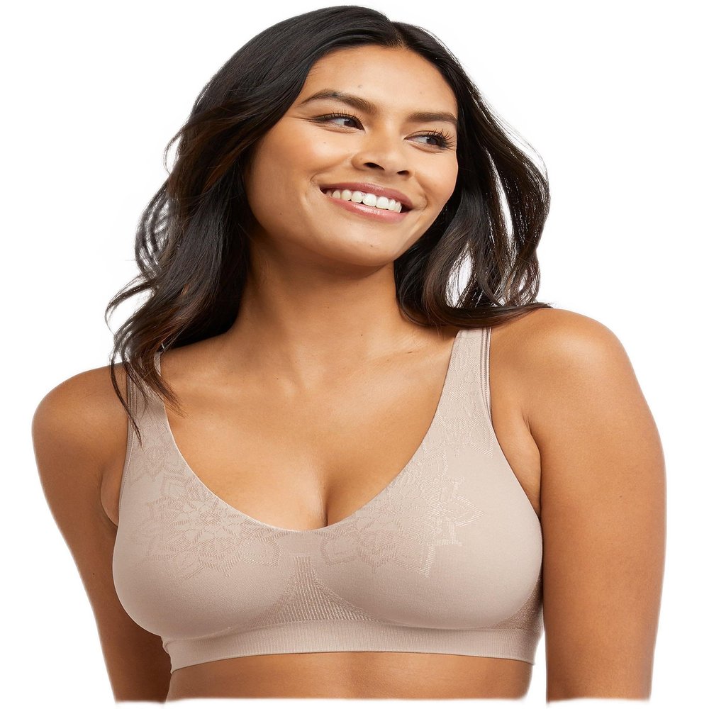 Bali Womens Comfort Revolution ComfortFlex Fit Wirefree Bra, 3XL, Evening Blush