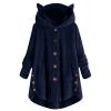 Cdiecer Winter Coat Women Fleece Cardigans For Women Winter Coats For Women Winter Jacket For Women Plus Size Fall Outfits For Women Sweater Coats For Women Womens 2023 Winter Coat Winter Jacket view 2