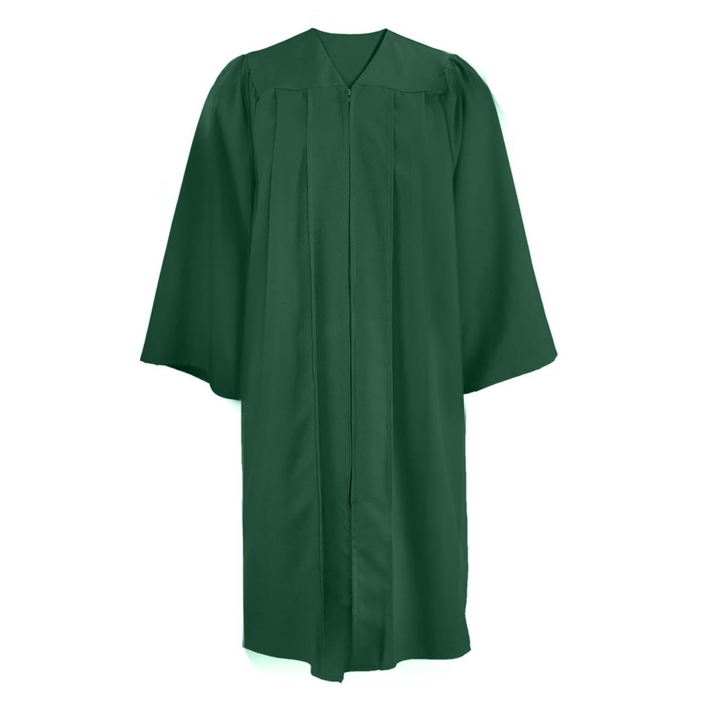 Misscom Adult Matte Choir Robe for Church Judge Robe Costume Unisex Graduation Gown