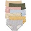 Carter's Girls' Little 7-Pack Underwear, Floral/Stripes/Hearts, 4-5T view 1