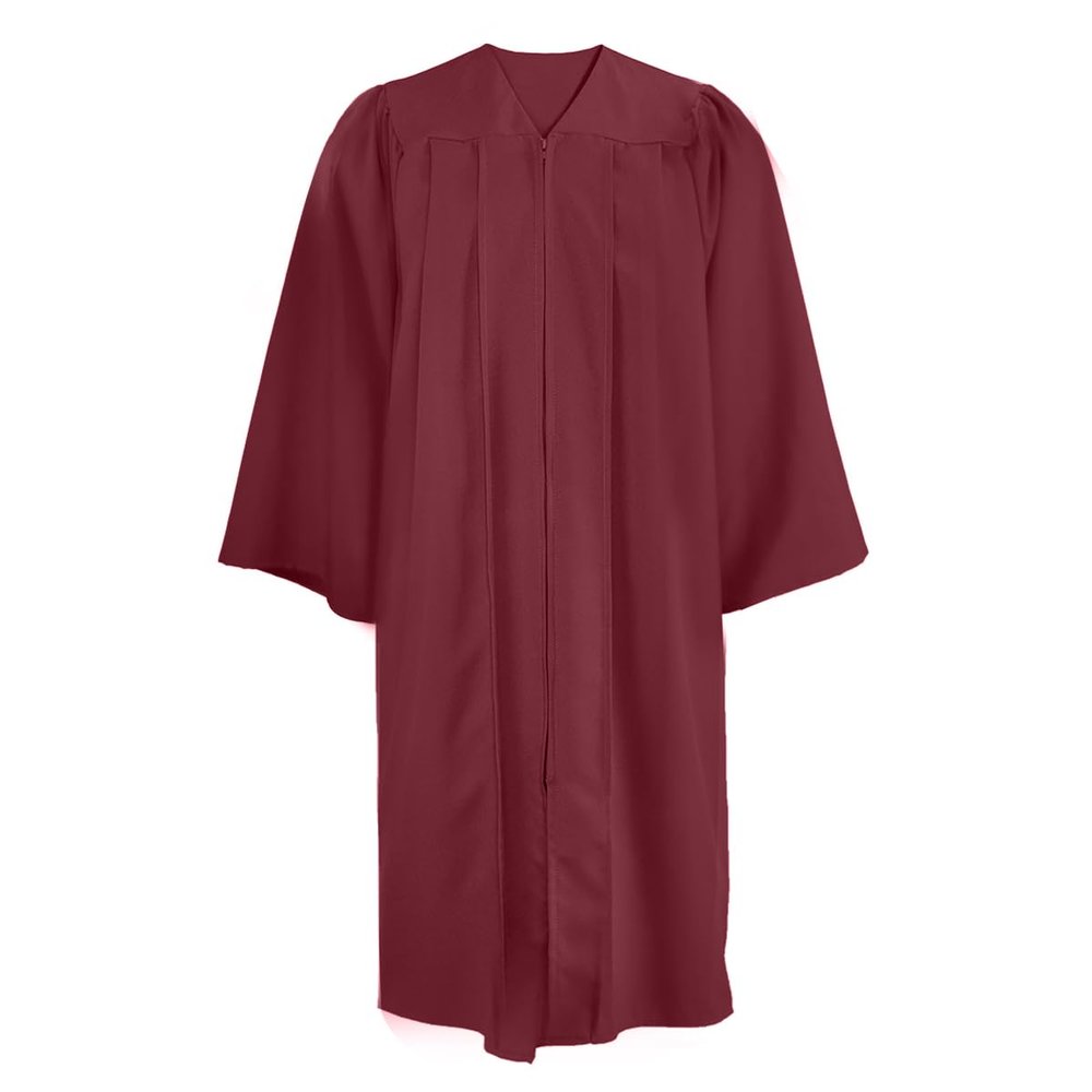Misscom Adult Matte Choir Robe for Church Judge Robe Costume Unisex Graduation Gown