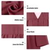 Misscom Adult Matte Choir Robe for Church Judge Robe Costume Unisex Graduation Gown view 4