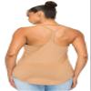 KNIT RIOT Womens Sleeveless Tank Top  Strappy Y Back Soft Casual Yoga Active Athletic Gym Workout Running T Shirts KR173 Camel XL view 1