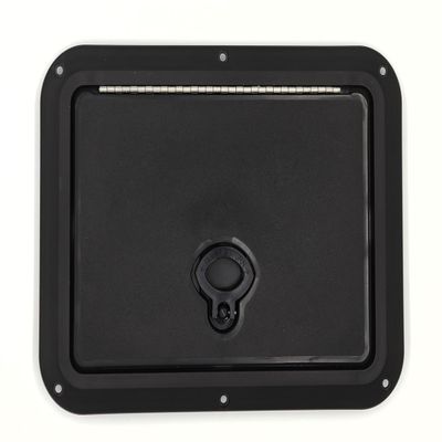 DPI Marine 9" x 12" Flush Series Access Hatch in Black - DPF912BK (Made in USA)