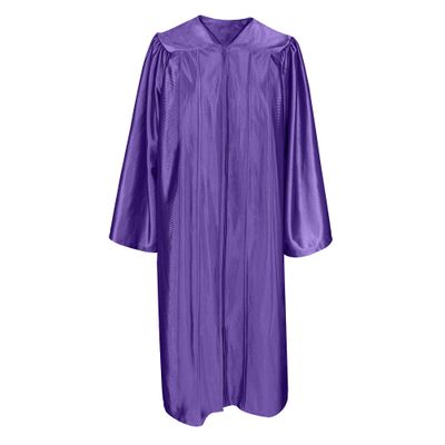 Misscom Unisex Shiny Graduation Gown Robe for High School and Bachel or Choir Robe for Confirmation Baptism