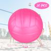 SMAODSGN 20 Pcs 4 Inch Mini Volleyball Balls Miniature Volleyballs Roundnet Game Replacement Balls Little Volleyball Gifts for Players Team Teen Pool Stadium (Pink) view 2
