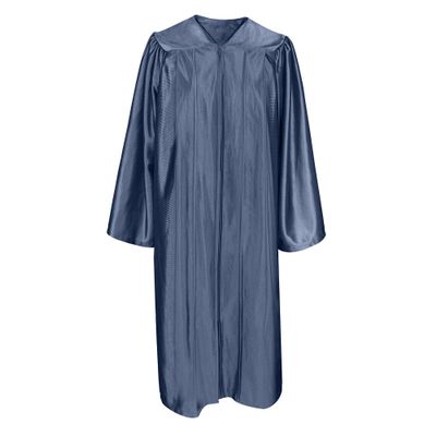 Misscom Unisex Shiny Graduation Gown Robe for High School and Bachel or Choir Robe for Confirmation Baptism