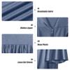 Misscom Unisex Shiny Graduation Gown Robe for High School and Bachel or Choir Robe for Confirmation Baptism view 3