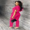 AIIYYQB Sexy Summer Two Piece Sets for Women Dressy Crop Top Elegant Vacation Brunch Pants Suit Going Out Outfit view 4