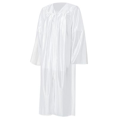 Misscom Unisex Shiny Graduation Gown Robe for High School and Bachel or Choir Robe for Confirmation Baptism