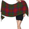 LMNSWDA Old Scottish Clan MacKintosh Tartan Plaid Women's Fashion Cashmere Feel with Tassel Large scarf warm party shawl Wraps view 3